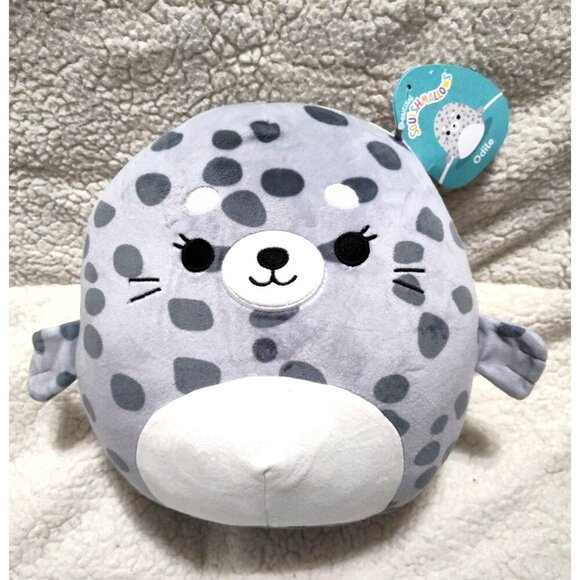 Squishmallow Spotted Seal Plush Toy Pillow 9" - ODILE Multicolor - Picture 10 of 16
